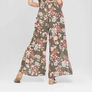 Xhilaration flower flowy pants